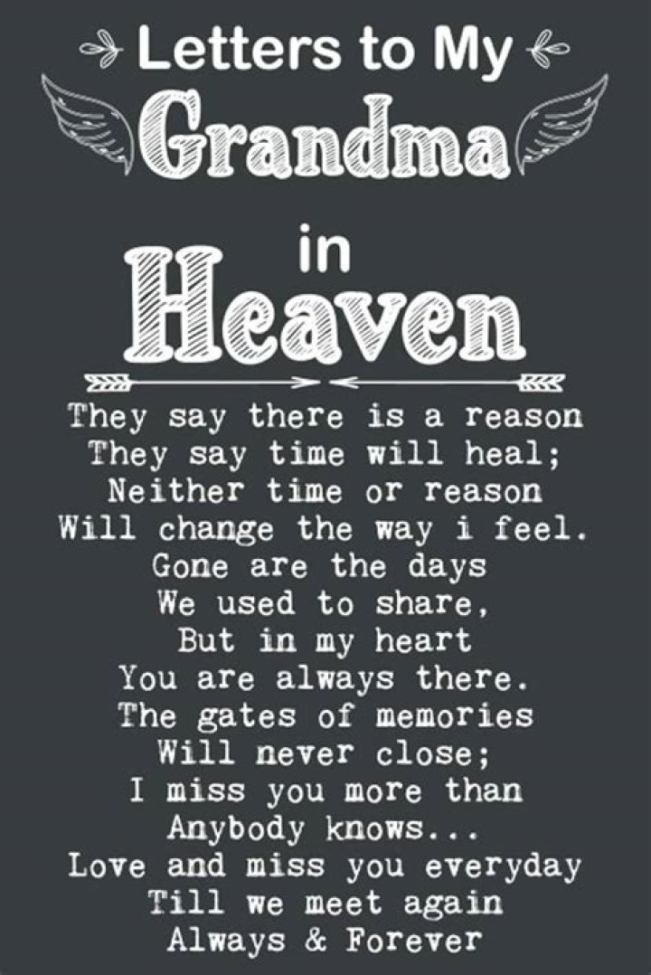 Heartfelt Quotes For Grandma In Heaven