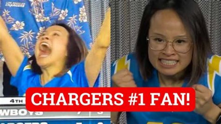 The truth about the viral Chargers fan from MNF, who fans think is an AI robot planted by the NFL