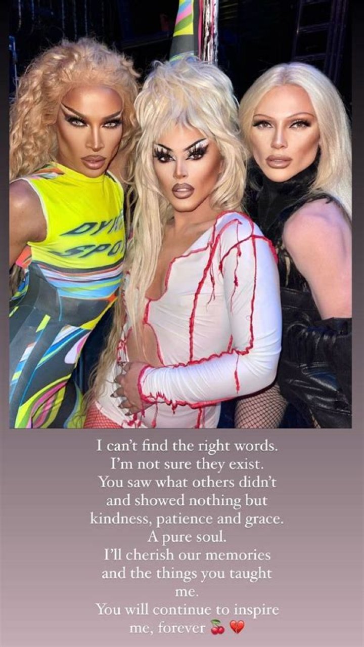 Tributes pour in for Drag Race star Cherry Valentine after sudden death Fri 23 September 2022 0
