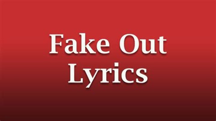 Unveiling The Secrets Of Fall Out Boy's "Fake Out" Lyrics